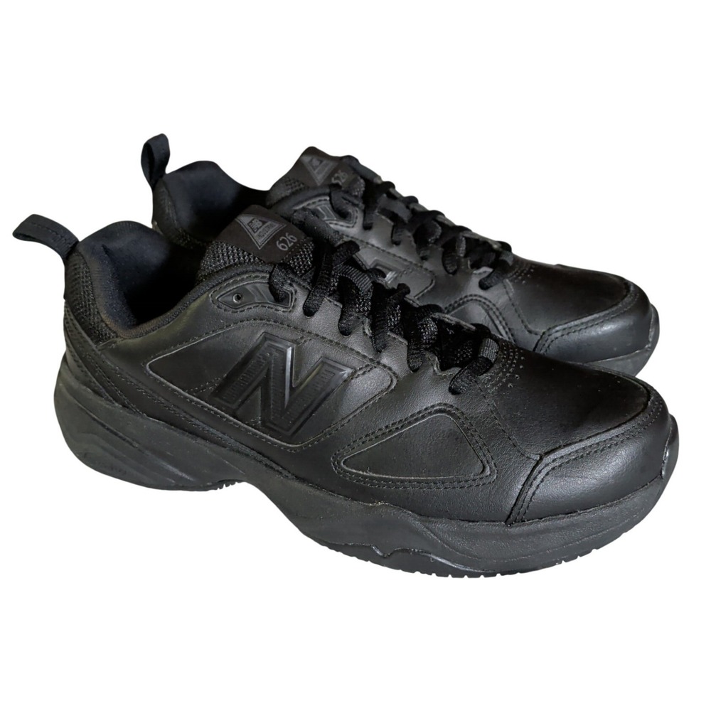 New Balance 626v2 Shoes Womens Size 8.5B Black Lace-Up Sneakers Work Wear Casual